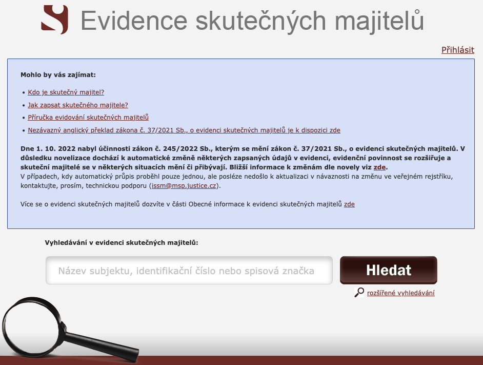 Tschechisches Register der wirtschaftlich Berechtigten